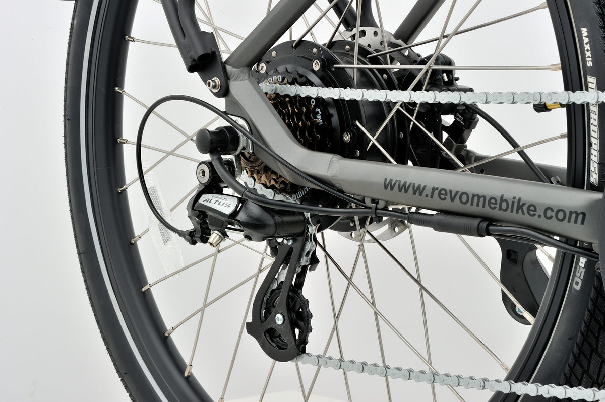 Revom U1 All Terrain Electric Bike 36V 250W 15Ah 540Wh LG Battery 27.5in Wheels Dark Grey