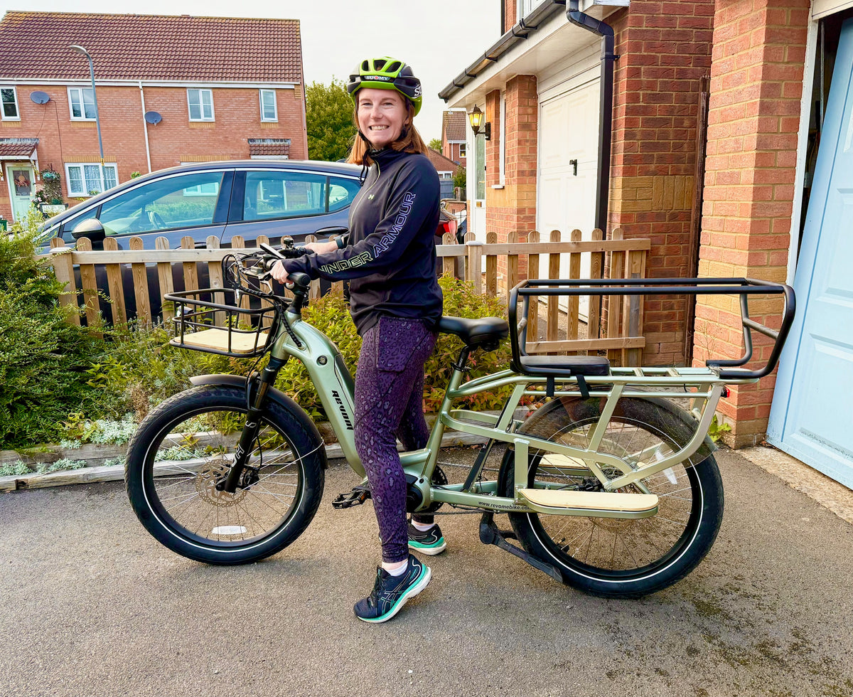 Revom C2 eCargo Bike 48V 250W 100Nm Motor 15Ah Battery 24 x 3in Tyres Electric Family Cargo Bike