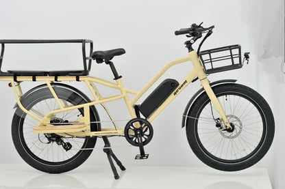 Revom eCargo Electric Transport Bike 48V 250W Motor 15Ah Battery 150kg Load 24 x 3in Tyres