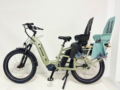Revom C2 eCargo Bike 48V 250W 100Nm Motor 15Ah Battery 24 x 3in Tyres Electric Family Cargo Bike