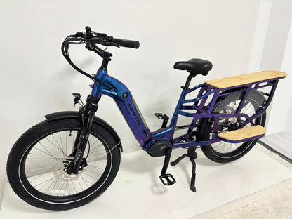 Revom C2 eCargo Bike 48V 250W 100Nm Motor 15Ah Battery 24 x 3in Tyres Electric Family Cargo Bike