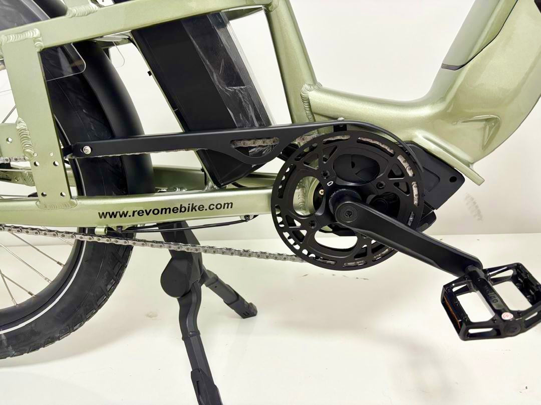 Revom C2 eCargo Bike 48V 250W 100Nm Motor 15Ah Battery 24 x 3in Tyres Electric Family Cargo Bike