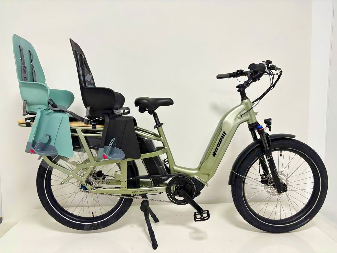 Revom C2 eCargo Bike 48V 250W 100Nm Motor 15Ah Battery 24 x 3in Tyres Electric Family Cargo Bike