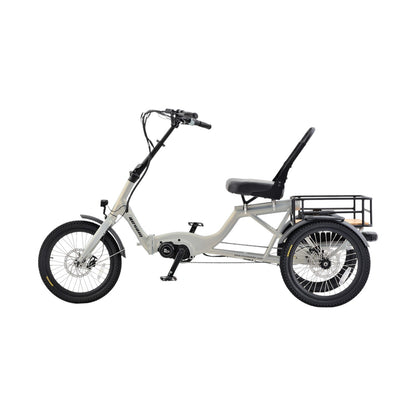 Revom T4F Semi Recumbent Folding Electric Tricycle – 85Nm Motor, 48V 15Ah Battery & 20″ Wheels