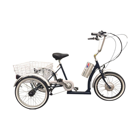 Powatryke Cruiser Electric Tricycle – 250W Motor, 36V 10Ah Battery, 6-Speed Shimano & Low Step-Through Frame