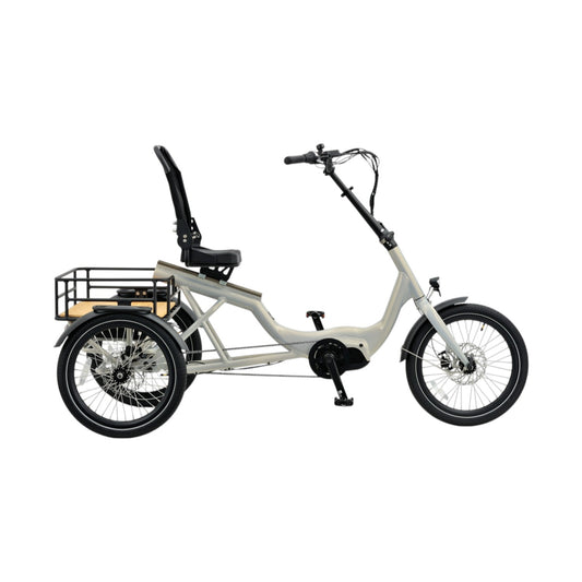 Revom T4 Semi Recumbent Electric Tricycle 48V 15Ah 85Nm Motor 20in Wheels Hydraulic Disc Brakes