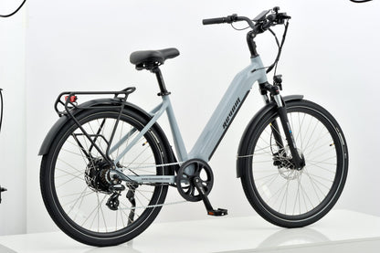 Revom U1 All Terrain Electric Bike 36V 250W 15Ah 540Wh LG Battery 27.5in Wheels Light Grey