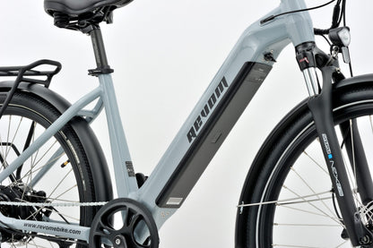 Revom U1 All Terrain Electric Bike 36V 250W 15Ah 540Wh LG Battery 27.5in Wheels Light Grey