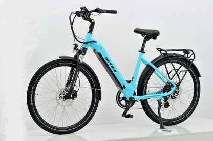 Revom U1 All Terrain Electric Bike 36V 250W 15Ah 540Wh LG Battery 27.5in Wheels Turquoise