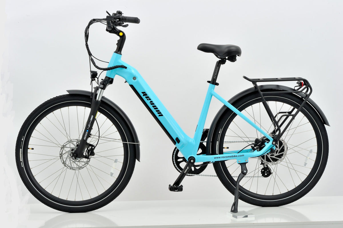 Revom U1 All Terrain Electric Bike 36V 250W 15Ah 540Wh LG Battery 27.5in Wheels Turquoise