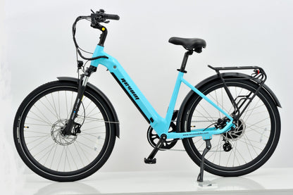 Revom U1 All Terrain Electric Bike 36V 250W 15Ah 540Wh LG Battery 27.5in Wheels Turquoise