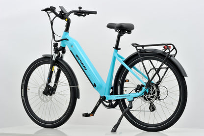 Revom U1 All Terrain Electric Bike 36V 250W 15Ah 540Wh LG Battery 27.5in Wheels Turquoise