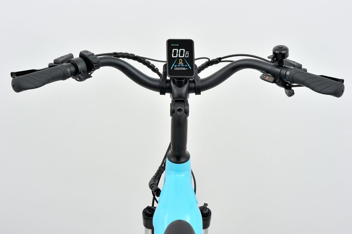 Revom U1 All Terrain Electric Bike 36V 250W 15Ah 540Wh LG Battery 27.5in Wheels Turquoise