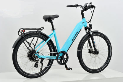 Revom U1 All Terrain Electric Bike 36V 250W 15Ah 540Wh LG Battery 27.5in Wheels Turquoise