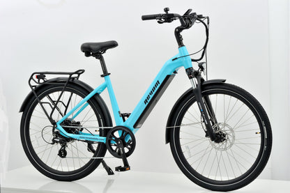 Revom U1 All Terrain Electric Bike 36V 250W 15Ah 540Wh LG Battery 27.5in Wheels Turquoise