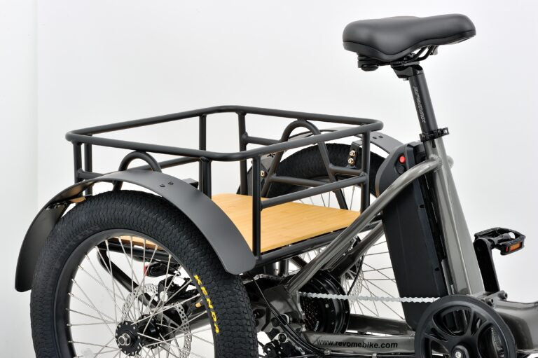 Revom T1F Folding Urban Electric Tricycle 48V 250W Motor 720Wh Battery 20 x 3.0 Kenda Tyres