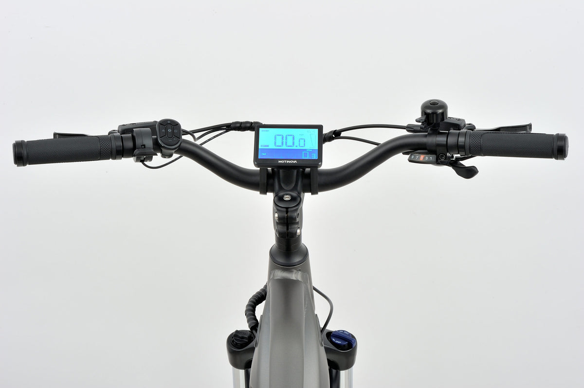 Revom S1 ATB Mid Drive Electric Bike 90Nm Motor 36V 15Ah Battery 27.5in Wheels Dark Grey