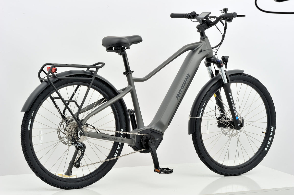 Revom S1 ATB Mid Drive Electric Bike 90Nm Motor 36V 15Ah Battery 27.5in Wheels Dark Grey
