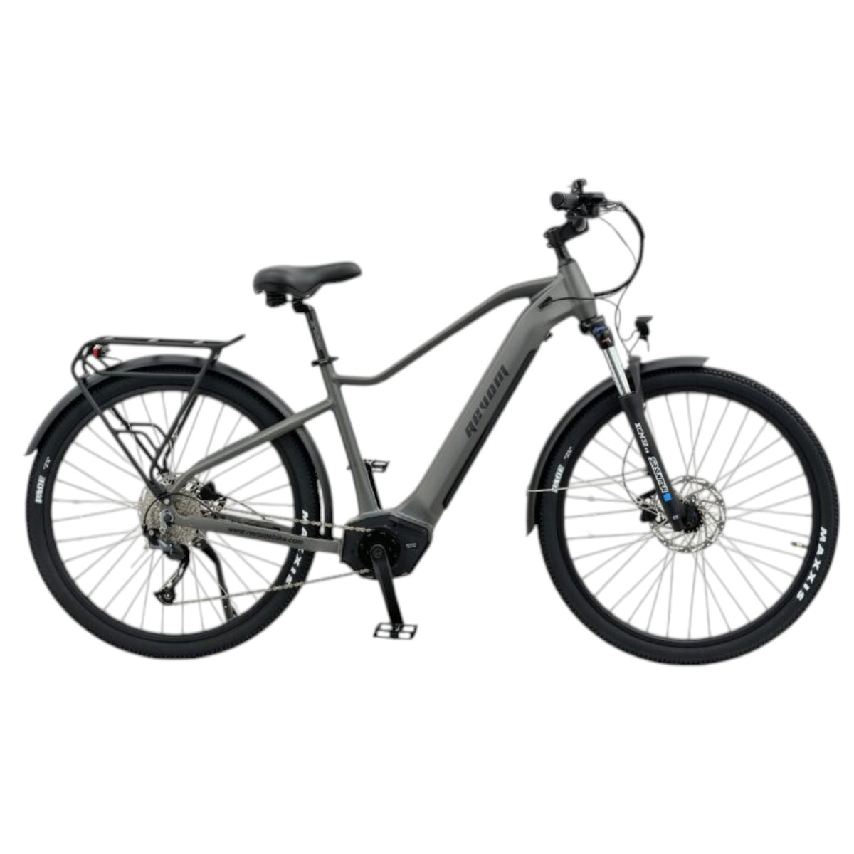 Revom S1 ATB Mid Drive Electric Bike 90Nm Motor 36V 15Ah Battery 27.5in Wheels Dark Grey
