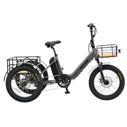 Revom T1F Folding Urban Electric Tricycle 48V 250W Motor 720Wh Battery 20 x 3.0 Kenda Tyres