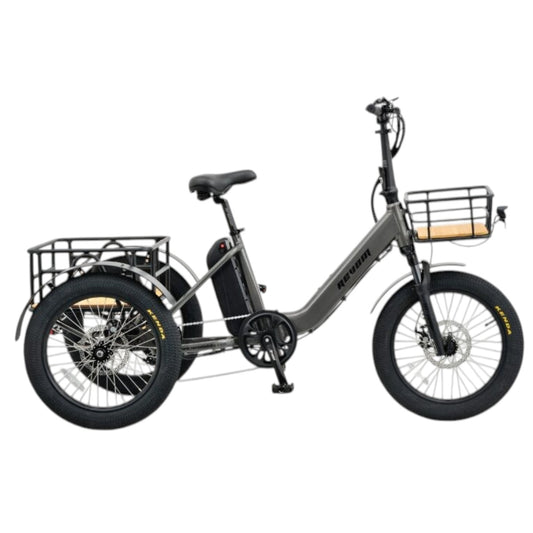 Revom T1F Folding Urban Electric Tricycle 48V 250W Motor 720Wh Battery 20 x 3.0 Kenda Tyres