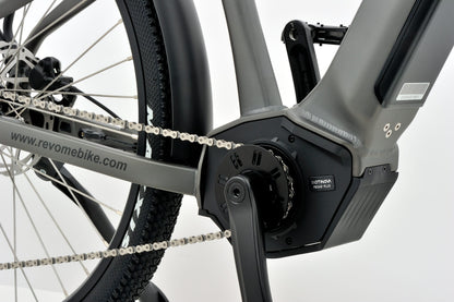 Revom S1 ATB Mid Drive Electric Bike 90Nm Motor 36V 15Ah Battery 27.5in Wheels Dark Grey