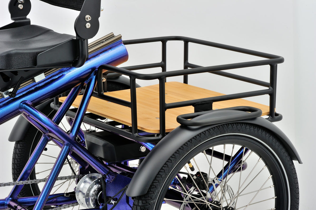Revom T4 Semi Recumbent Electric Tricycle 48V 15Ah 85Nm Motor 20in Wheels Hydraulic Disc Brakes