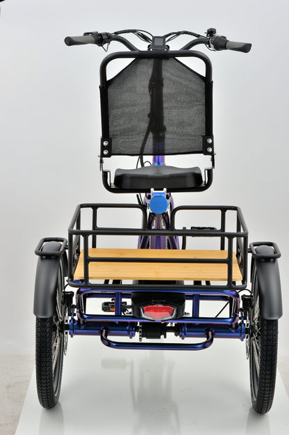 Revom T4F Semi Recumbent Folding Electric Tricycle – 85Nm Motor, 48V 15Ah Battery & 20″ Wheels