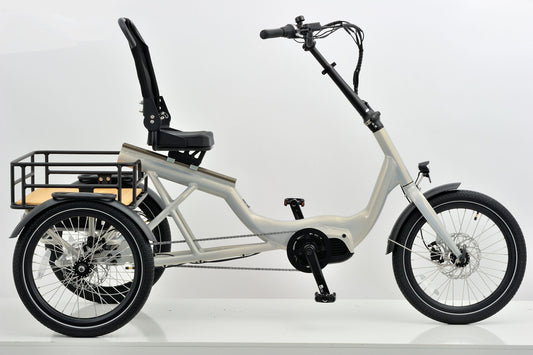 Revom T4 Semi Recumbent Electric Tricycle 48V 15Ah 85Nm Motor 20in Wheels Hydraulic Disc Brakes