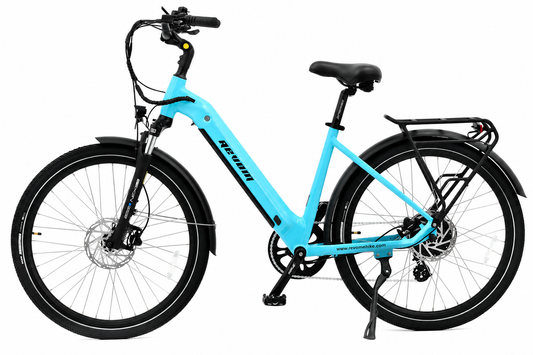 Revom U1 All Terrain Electric Bike 36V 250W 15Ah 540Wh LG Battery 27.5in Wheels Turquoise