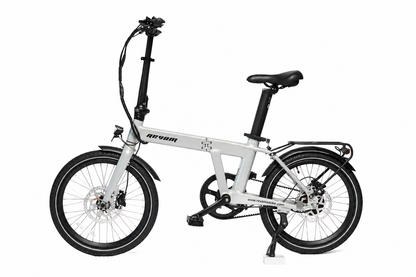 Revom Magi Pro Folding Electric Bike – Lightweight 250W E-Bike with Torque Sensor, Belt Drive & Rack