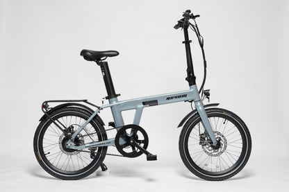 Revom Magi Pro Folding Electric Bike – Lightweight 250W E-Bike with Torque Sensor, Belt Drive & Rack