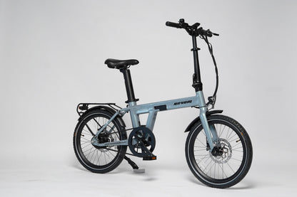 Revom Magi Pro Folding Electric Bike – Lightweight 250W E-Bike with Torque Sensor, Belt Drive & Rack