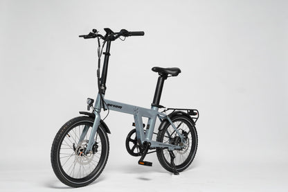 Revom Magi Pro Folding Electric Bike – Lightweight 250W E-Bike with Torque Sensor, Belt Drive & Rack