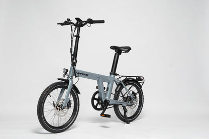 Revom Magi Pro Folding Electric Bike – Lightweight 250W E-Bike with Torque Sensor, Belt Drive & Rack