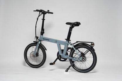 Revom Magi Pro Folding Electric Bike – Lightweight 250W E-Bike with Torque Sensor, Belt Drive & Rack