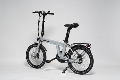Revom Magi Pro Folding Electric Bike – Lightweight 250W E-Bike with Torque Sensor, Belt Drive & Rack