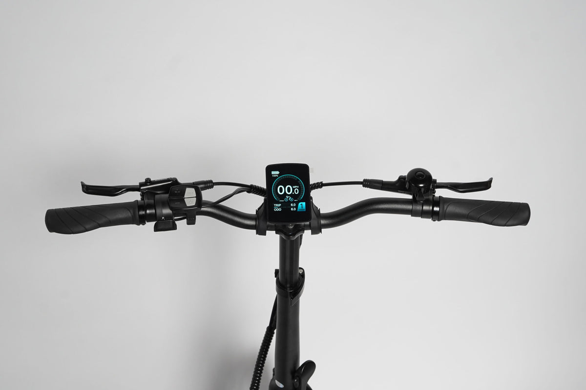 Revom Magi Pro Folding Electric Bike – Lightweight 250W E-Bike with Torque Sensor, Belt Drive & Rack