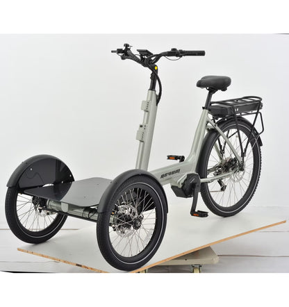 Revom T5 Electric Tricycle with Front Passenger Seat, 48V 250W Mid Drive Motor and 15Ah LG Battery