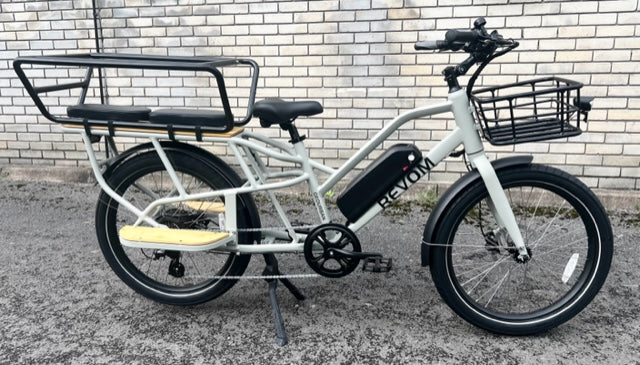 Revom eCargo Electric Transport Bike 48V 250W Motor 15Ah Battery 150kg Load 24 x 3in Tyres