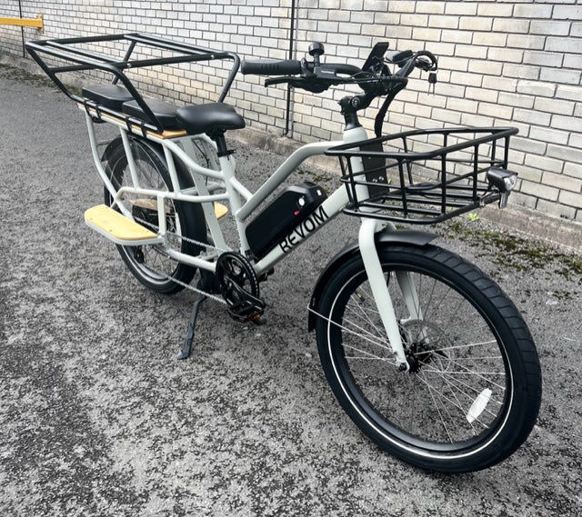 Revom eCargo Electric Transport Bike 48V 250W Motor 15Ah Battery 150kg Load 24 x 3in Tyres