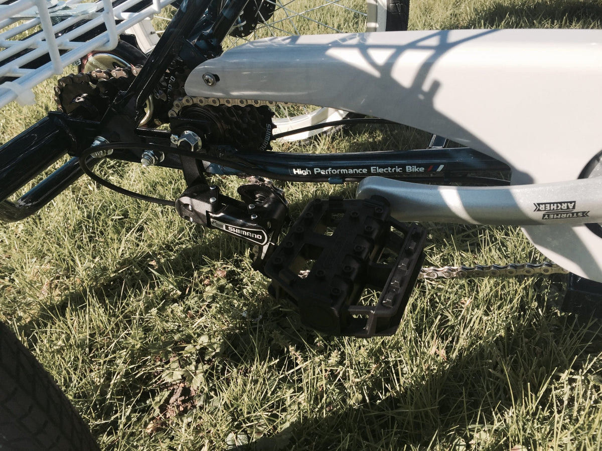 Powatryke Cruiser Electric Tricycle – 250W Motor, 36V 10Ah Battery, 6-Speed Shimano & Low Step-Through Frame