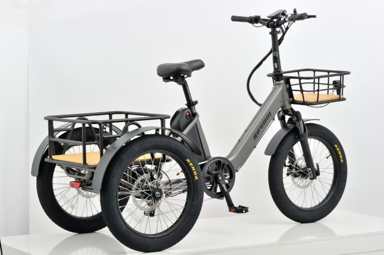 Revom T1F Folding Urban Electric Tricycle 48V 250W Motor 720Wh Battery 20 x 3.0 Kenda Tyres