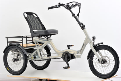 Revom T4F Semi Recumbent Folding Electric Tricycle – 85Nm Motor, 48V 15Ah Battery & 20″ Wheels
