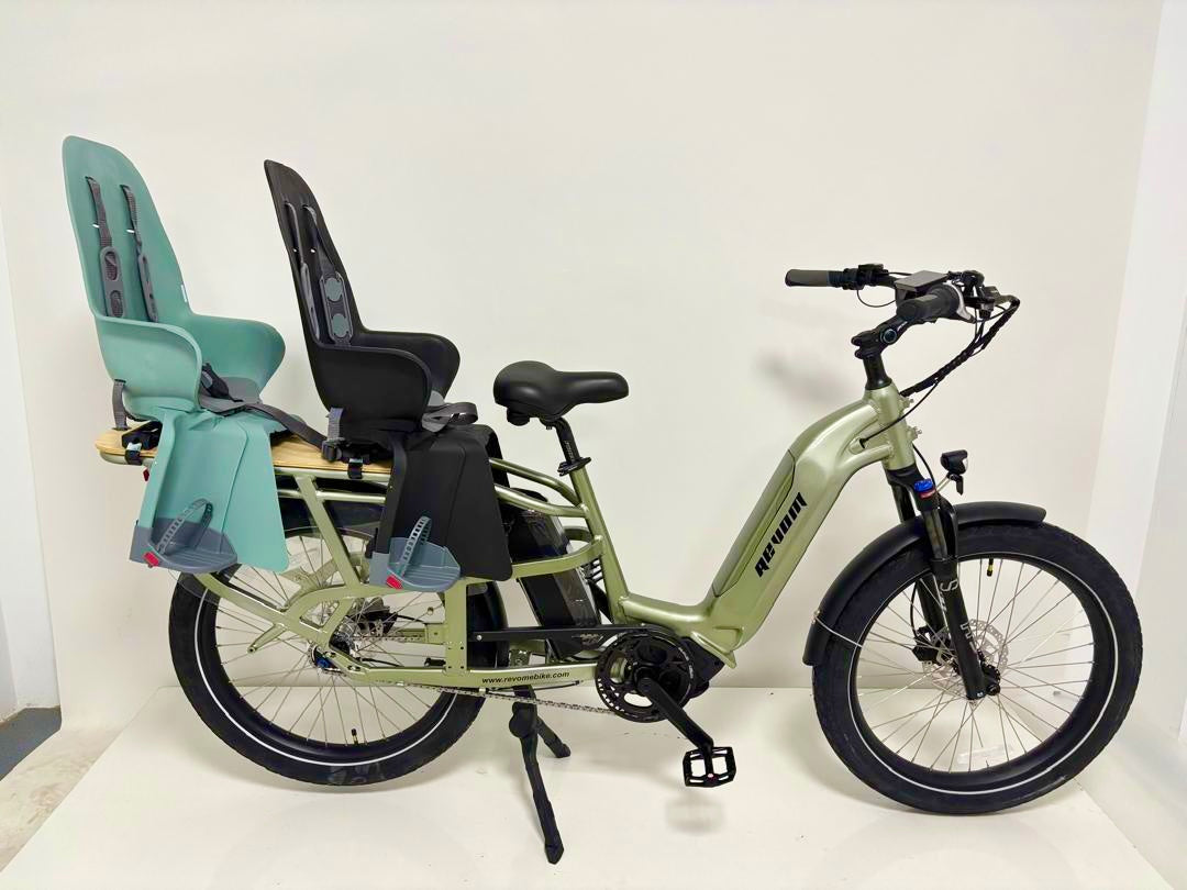 Revom C2 eCargo Bike 48V 250W 100Nm Motor 15Ah Battery 24 x 3in Tyres Electric Family Cargo Bike