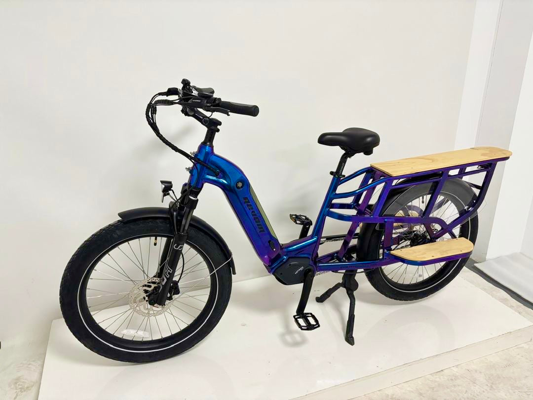 Revom C2 eCargo Bike 48V 250W 100Nm Motor 15Ah Battery 24 x 3in Tyres Electric Family Cargo Bike