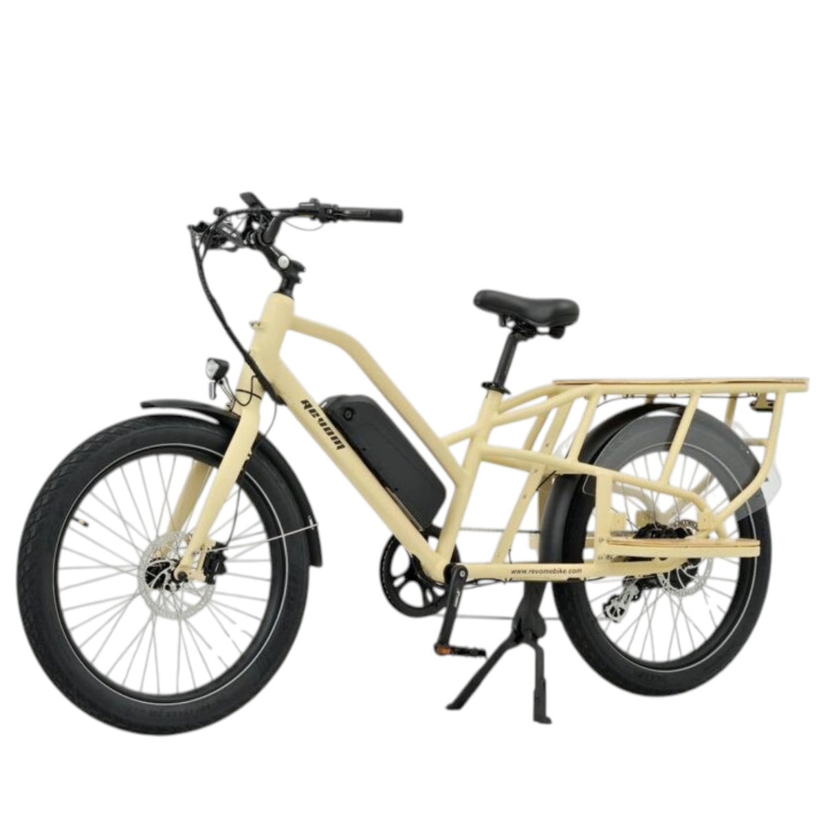 Revom eCargo Electric Transport Bike 48V 250W Motor 15Ah Battery 150kg Load 24 x 3in Tyres
