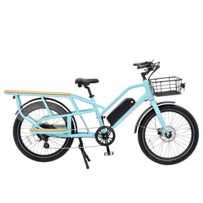Revom eCargo Electric Transport Bike 48V 250W Motor 15Ah Battery 150kg Load 24 x 3in Tyres