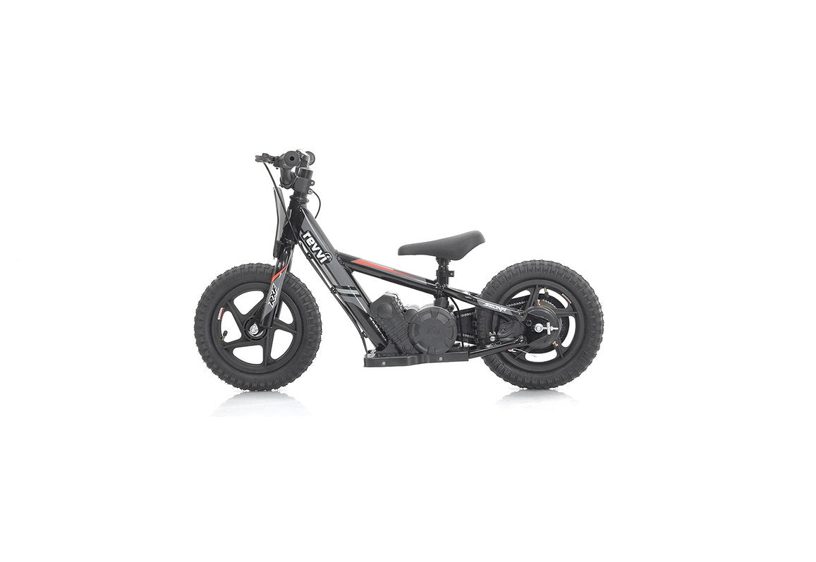Revvi 12″ Electric Balance Bike for Kids – 24V 100W Motor, 2-Speed Drive & 12″ Rubber Tyres