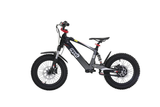 Revvi 16″ XL Kids Electric Motor Bike – 24V 600W Hub Motor, 3-Speed Settings & Off-Road Tyres